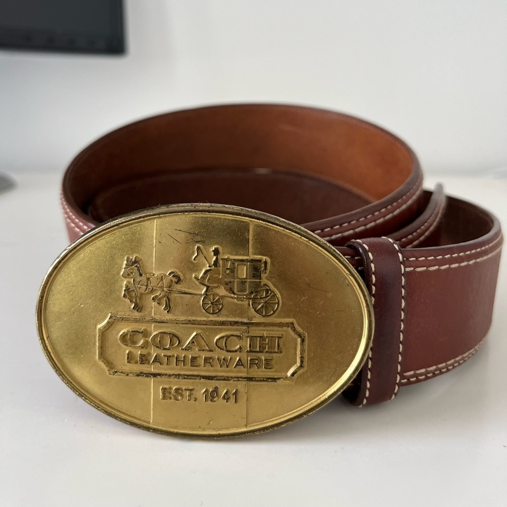 Coach Cowboy Belt